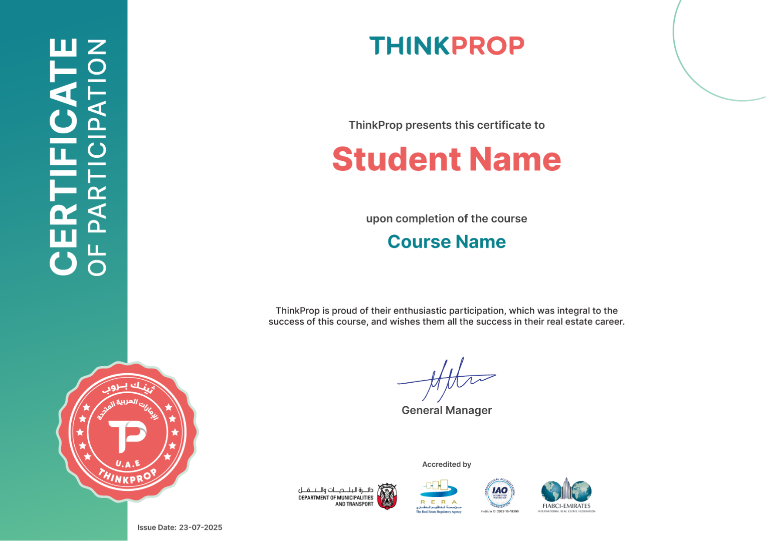 Certificate Image
